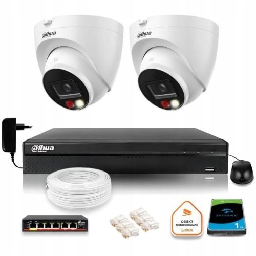 Zestaw do monitoringu IP 2x IPC-HDW1439V-A-IL 4MPx...