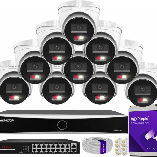 Zestaw monitoringu dom kamera IP 10x IPC-T280HA-LU...