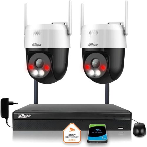 Zestaw do monitoringu Wi-Fi 2x P5AE-PV 5Mpx IR 30m...