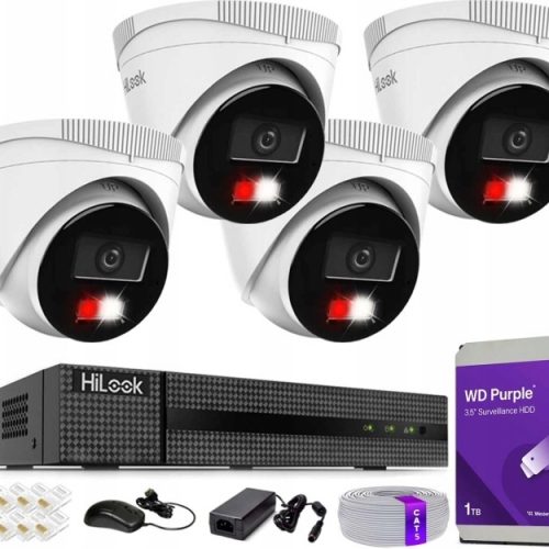 Zestaw do Monitoringu Kamera 4x IPC-T260HA-LU 6MPx...