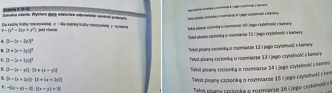 Mini kamera WIFI 4K na egzamin do czytania tekstu - obrazek 16