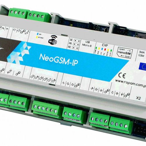 Centrala alarmowa Ropam NeoGSM-IP-D9M w obudowie D...