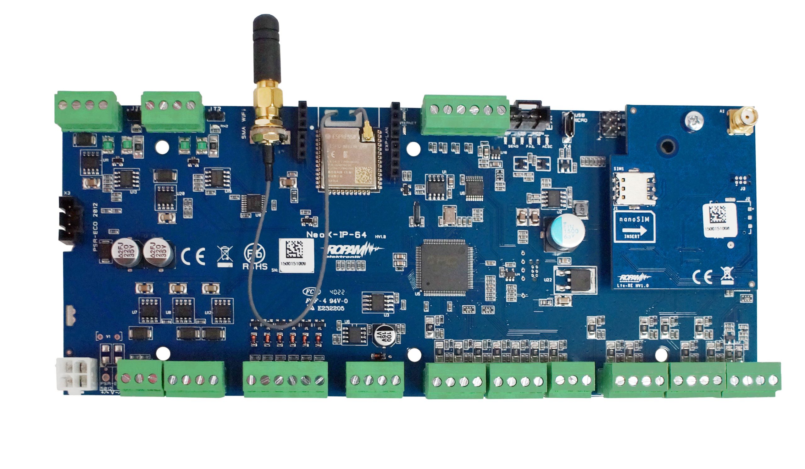 Centrala alarmowa Ropam NeoLTE-IP-64-D12M LTE + WiFi obudowa DIN - obrazek 5