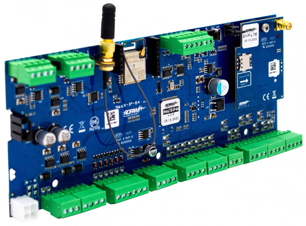 Centrala alarmowa Ropam NeoLTE-IP-64-D12M LTE + WiFi obudowa DIN - obrazek 2