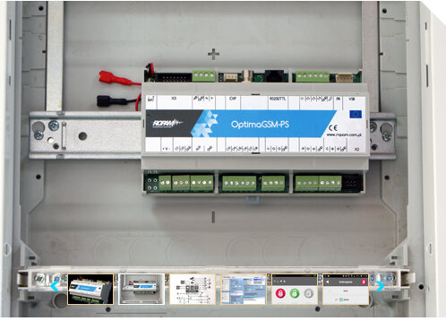 Centrala alarmowa Ropam OptimaGSM-PS-D9M