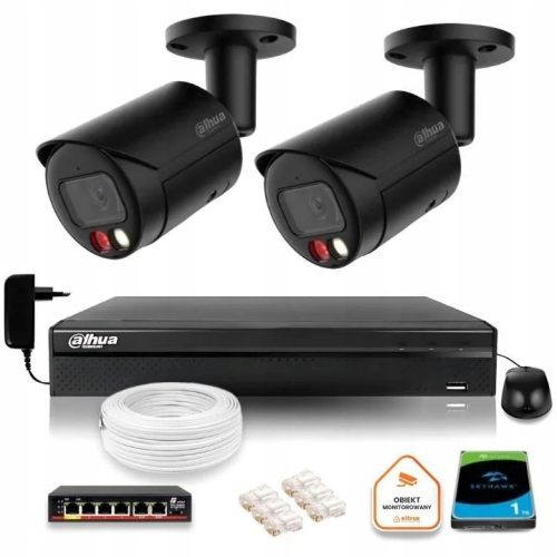 Zestaw do monitoringu kamera IP 2x IPC-HFW2449S-S-...