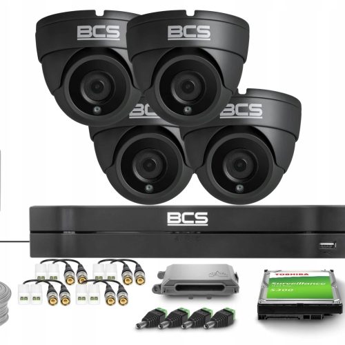 Zestaw do monitoringu 4W1 AHD 4x BCS-EA15FR3-G(H2)...