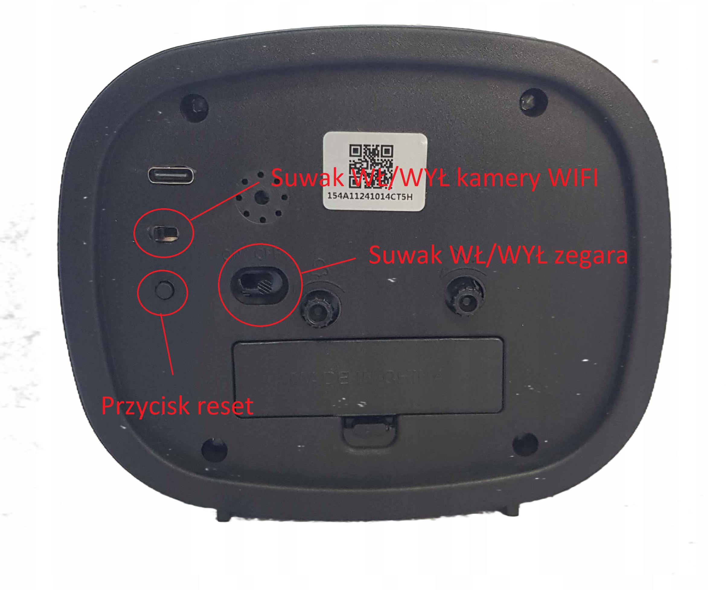 UKRYTA KAMERA WiFi ZEGAR SZPIEGOWSKA MINI DETEKCJA PODGLĄD NA ŻYWO MKALR21 - obrazek 10