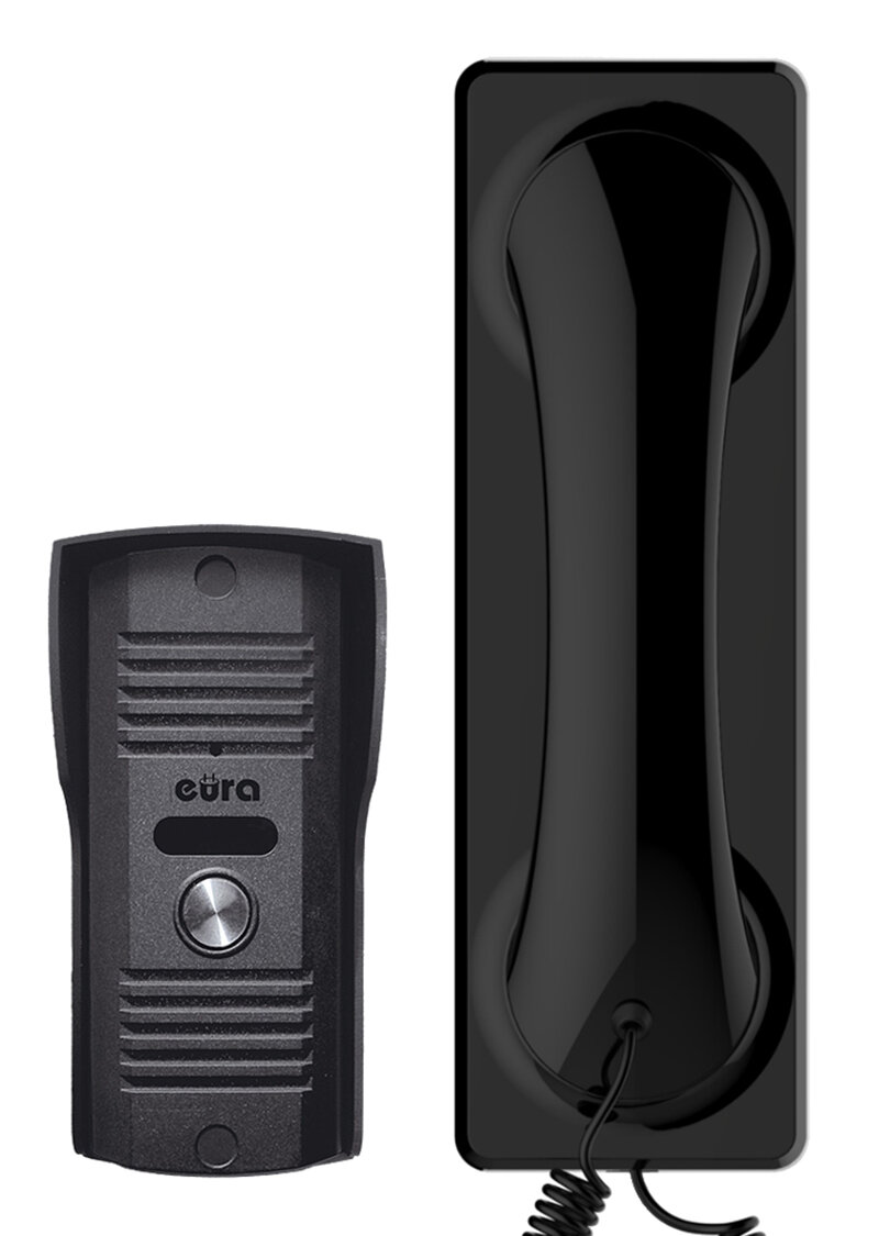 Domofon EURA ADP-23A3 FLUMINO NERO 1-rodzinny
