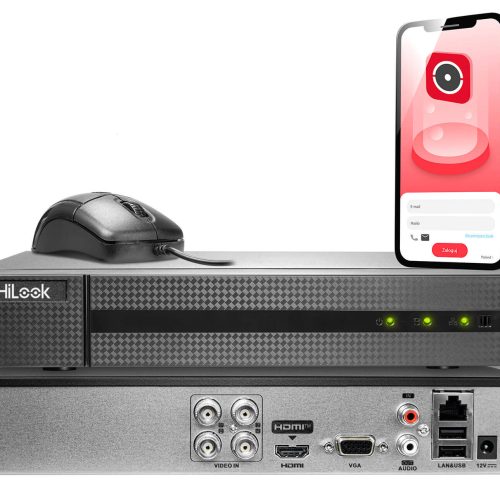 DVR-4CH-5MP Rejestrator cyfrowy hybrydowy do monit...