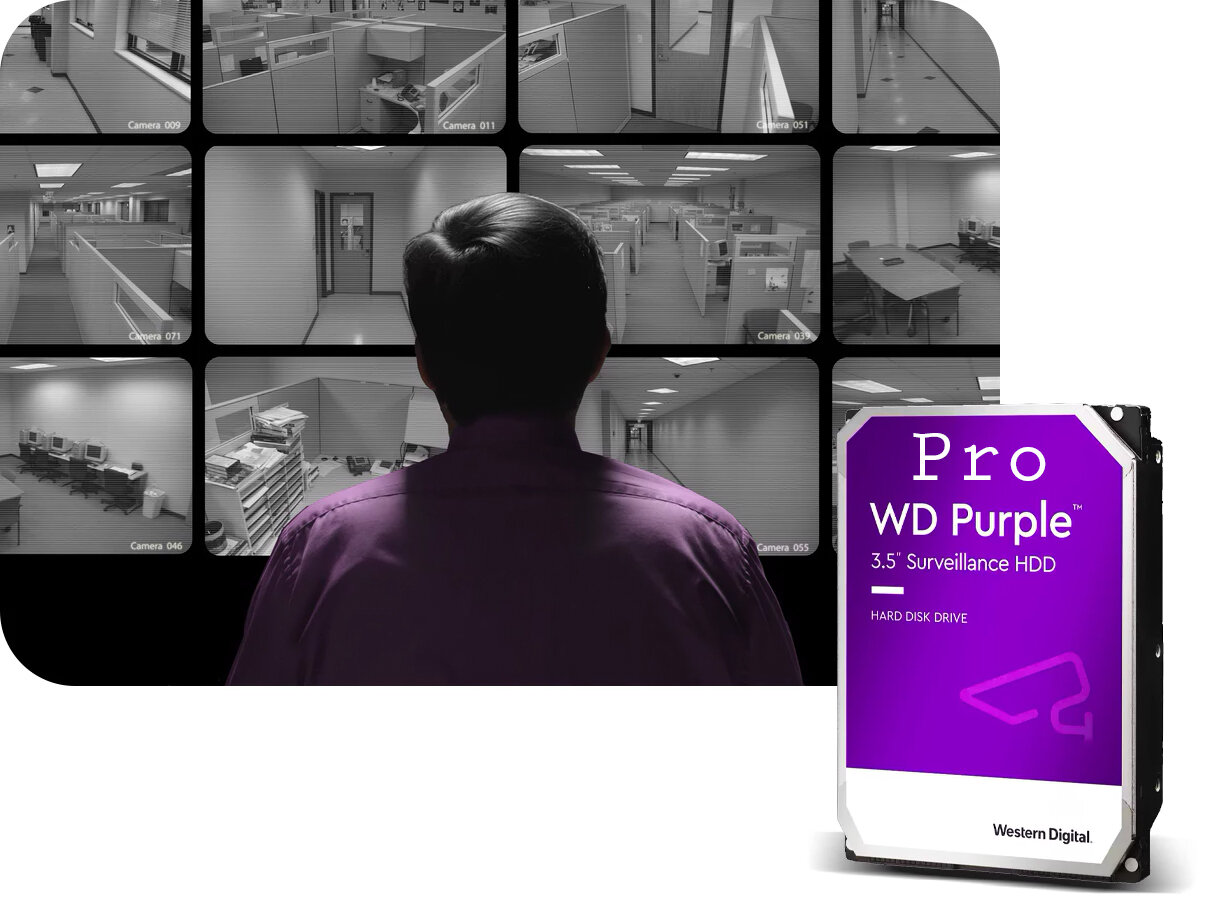 Dysk twardy do monitoringu WD Purple Pro 10TB - obrazek 3