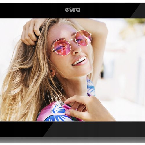 Monitor Eura VDA-11C5 czarny dotykowy 10″
