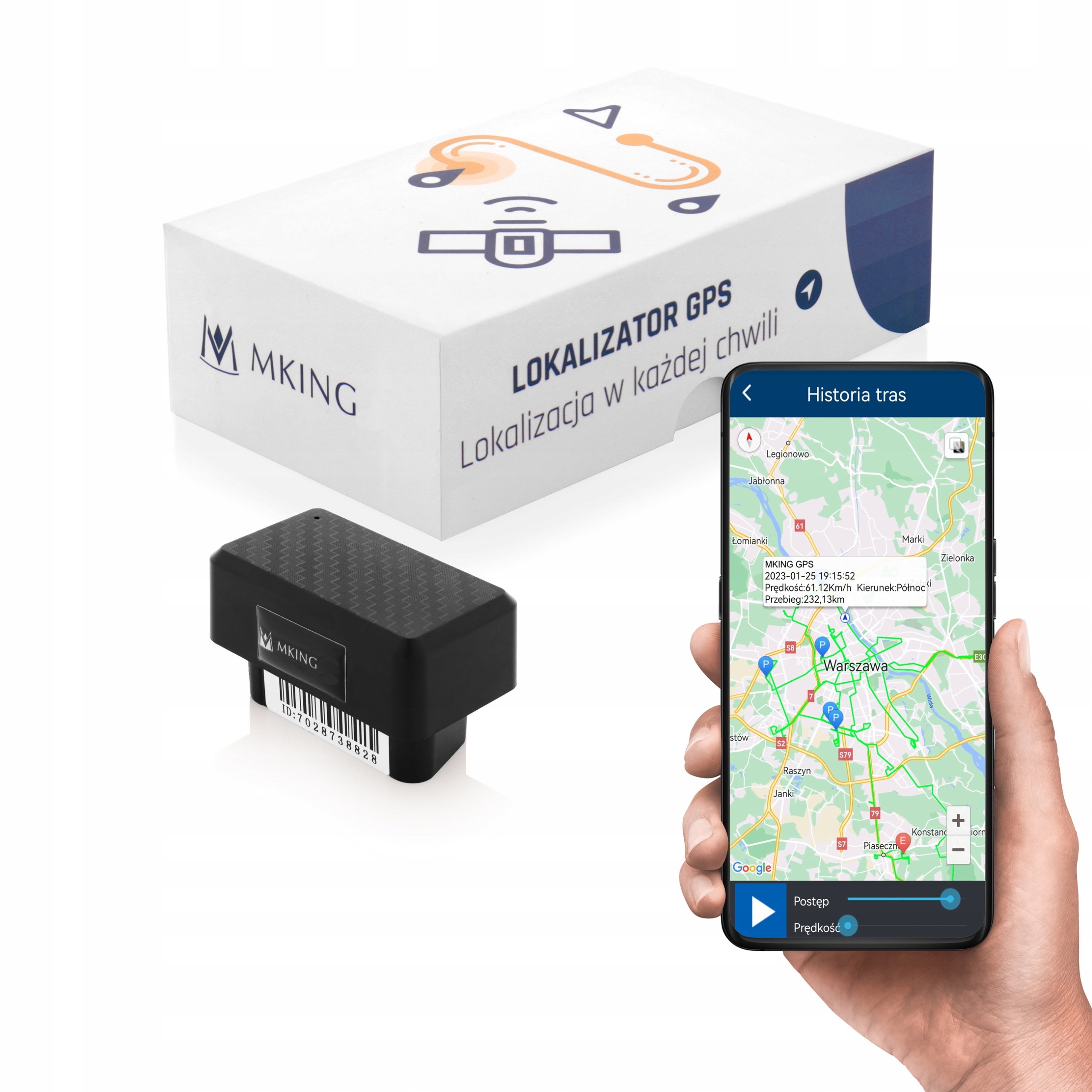 Lokalizator GPS Mking GPS MK08 - obrazek 3