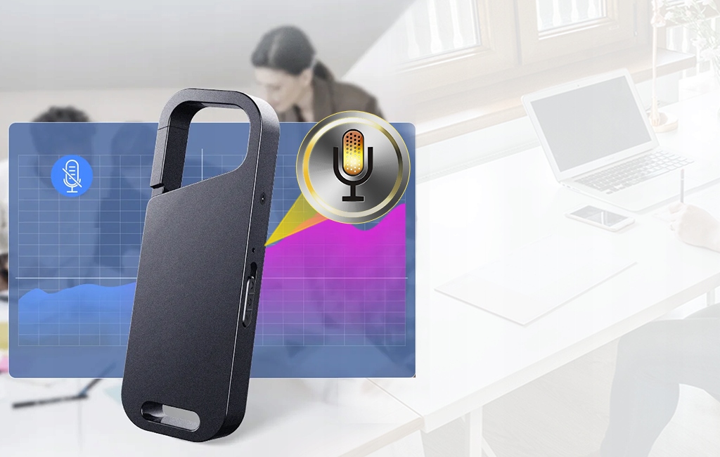 Mały dyskretny Dyktafon Ineotronic S28 - obrazek 7