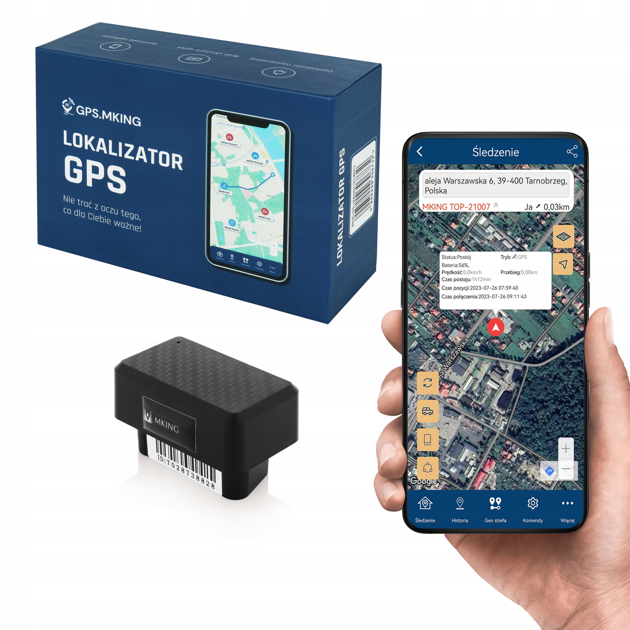 Lokalizator GPS Mking GPS MK08 - obrazek 12