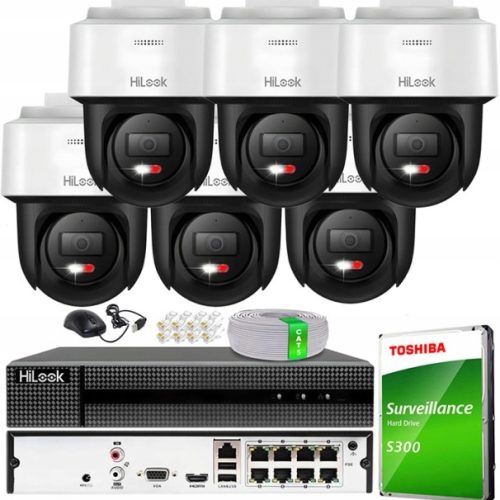 Zestaw do Monitoringu Kamera IP 6x PTZ-N2C600M-DE ...