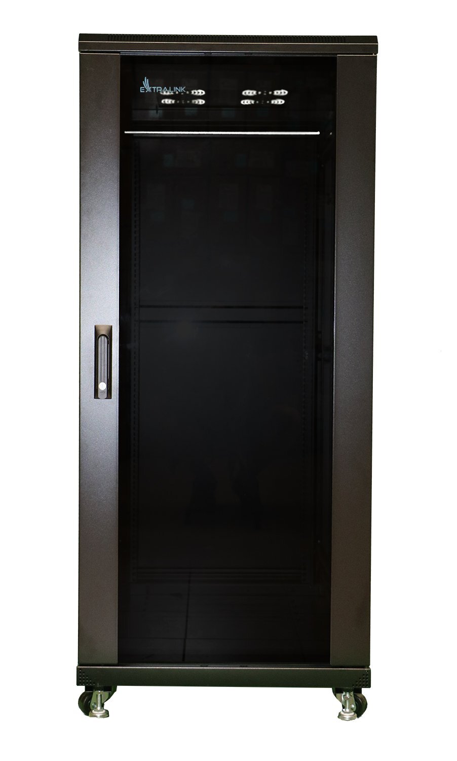 Extralink 37U 600x1000 Czarna | Szafa rack | stojąca - obrazek 2