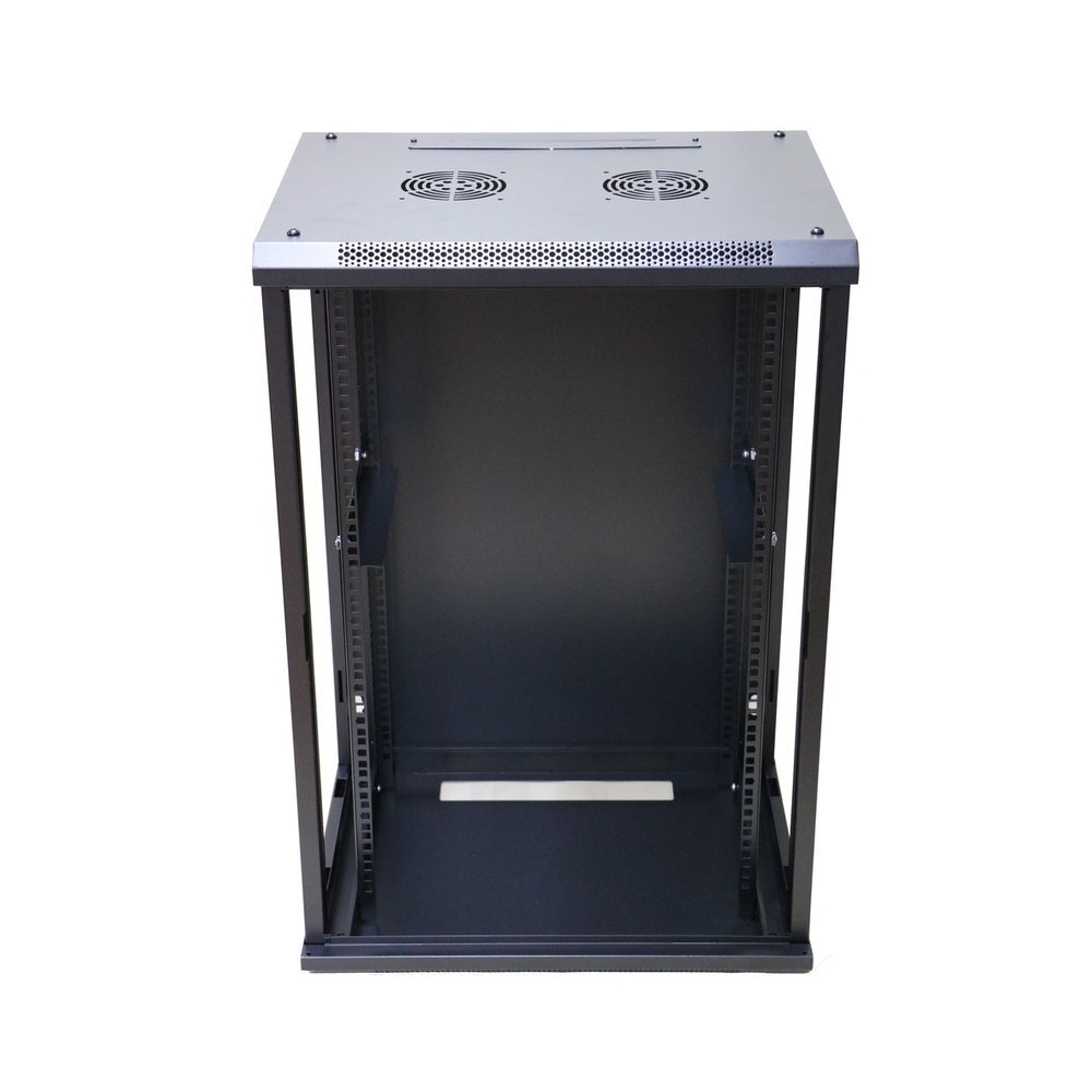 Extralink 18U 600x600 Czarna | Szafa rack | montowana na ścianie - obrazek 2