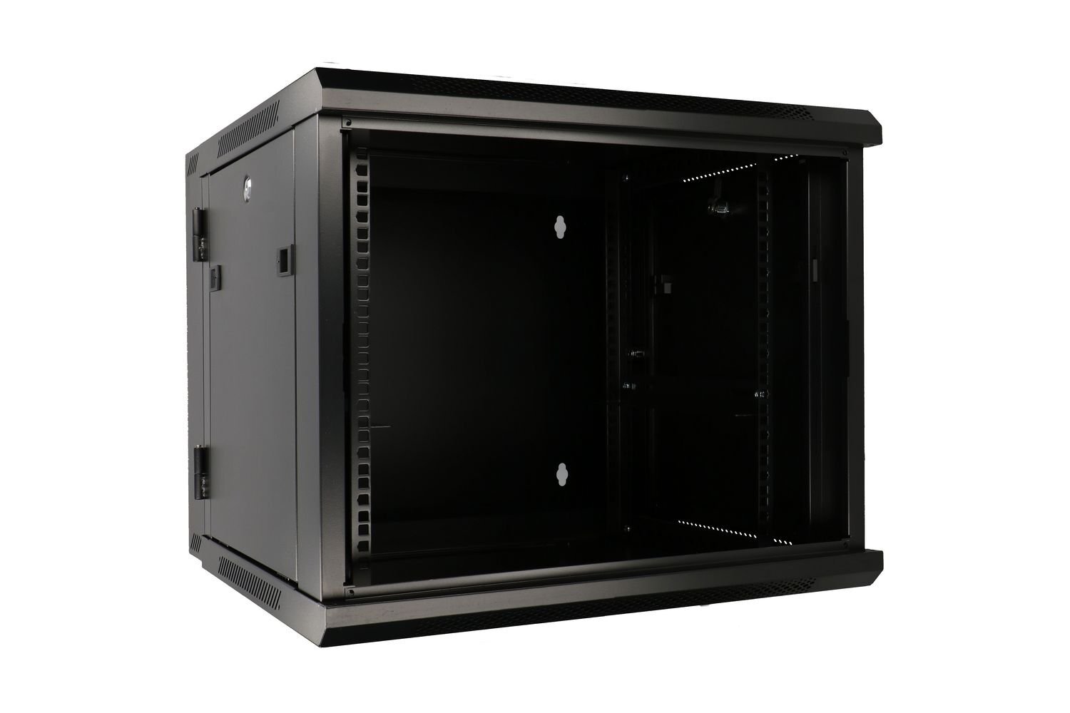 Extralink 12U 600x600 AZH Czarna | Szafa rack | montowana na ścianie, dwusekcyjna - obrazek 3