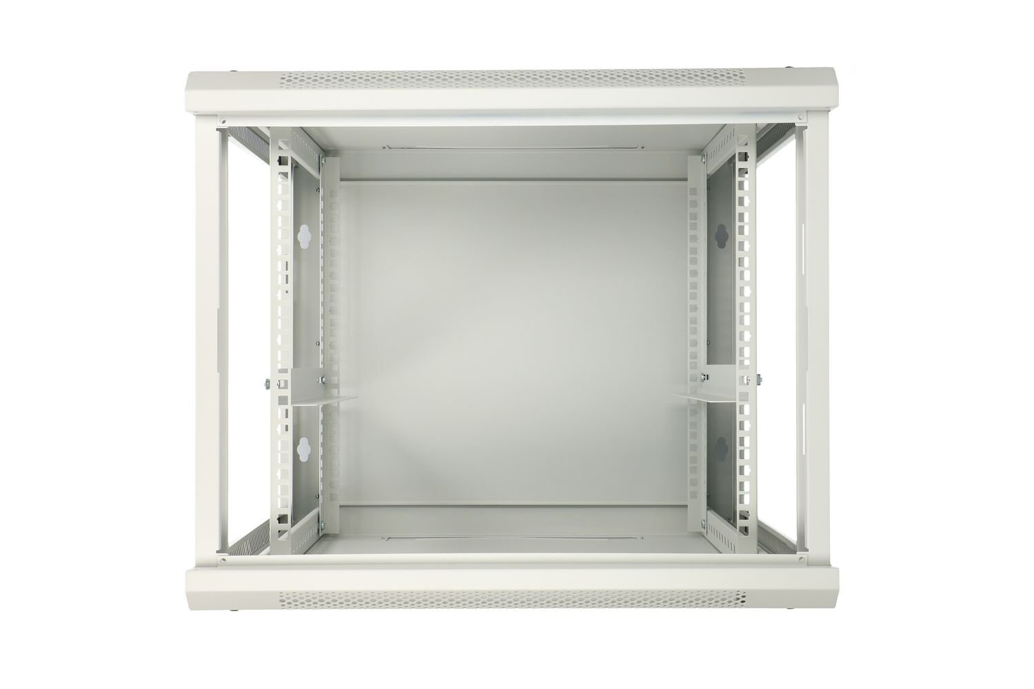 Extralink 12U 600x600 ASP Szara | Szafa rack | montowana na ścianie, drzwi blaszane pełne - obrazek 3