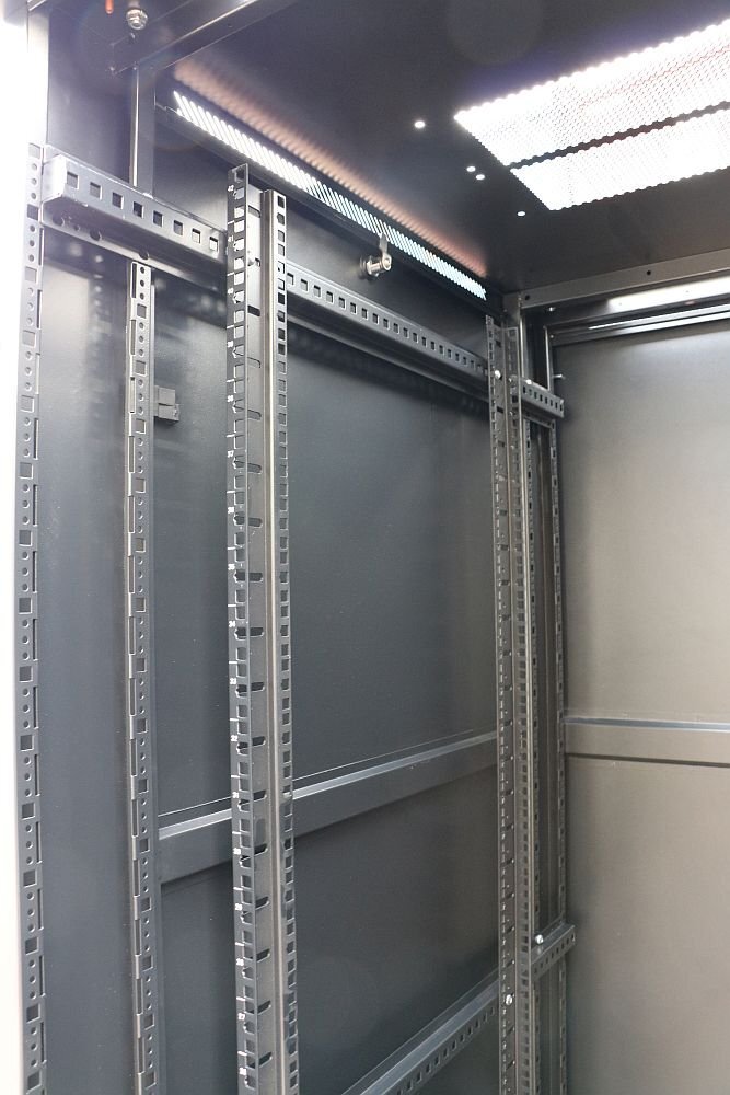 Extralink 42U 800x1000 Czarna | Szafa rack | stojąca - obrazek 3