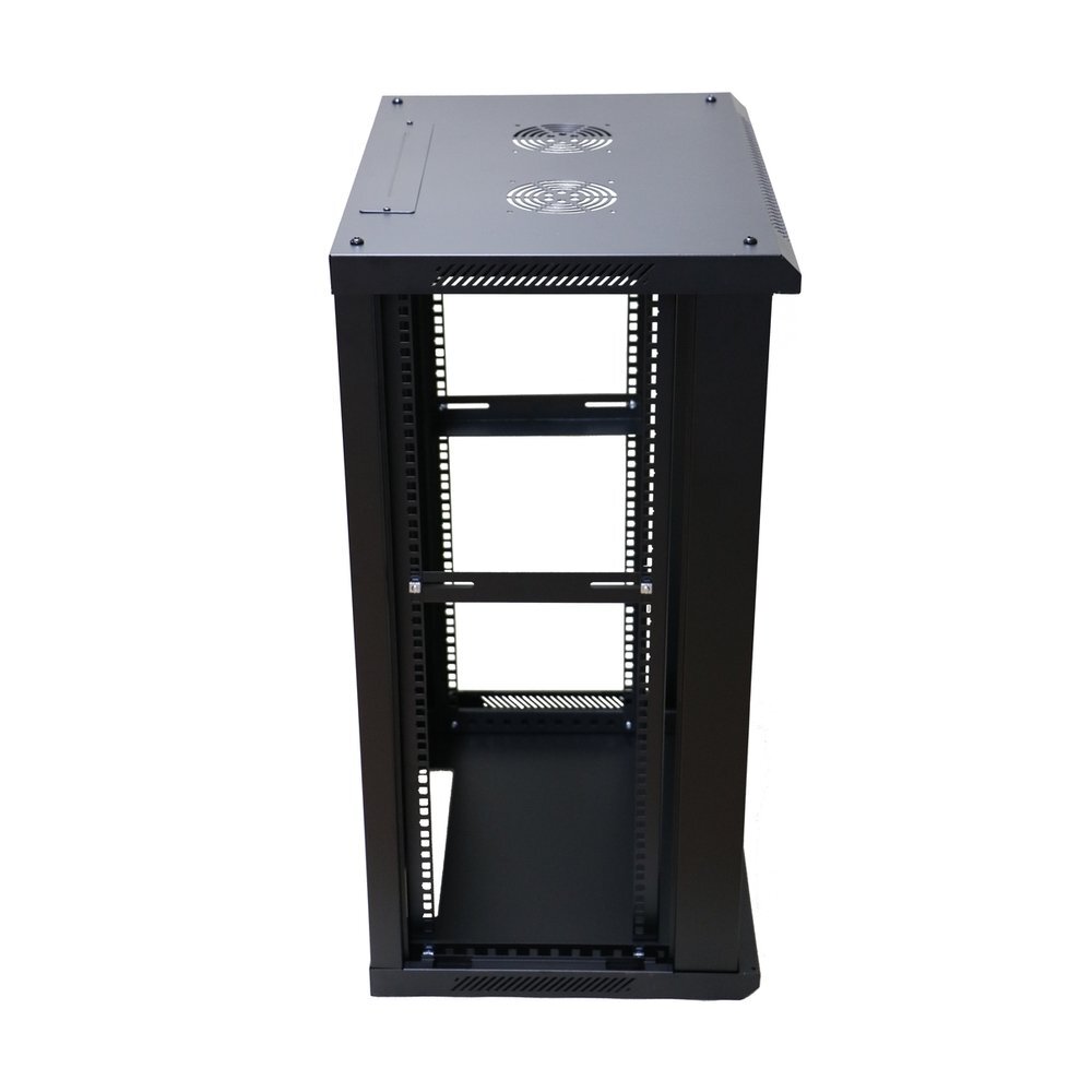 Extralink 18U 600x600 Czarna | Szafa rack | montowana na ścianie - obrazek 4