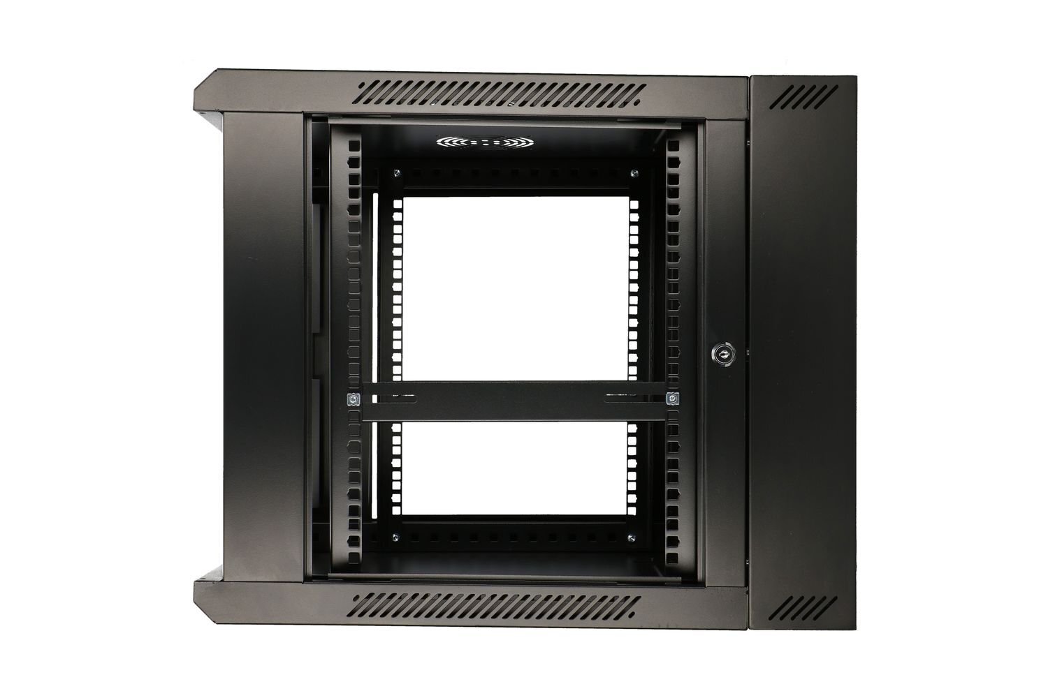Extralink 12U 600x600 AZH Czarna | Szafa rack | montowana na ścianie, dwusekcyjna - obrazek 8