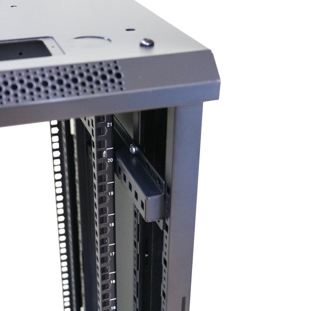Extralink 27U 600x600 Czarna | Szafa rack | stojąca - obrazek 9