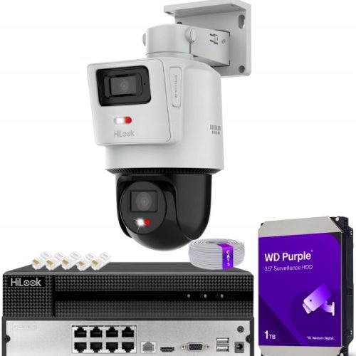 Zestaw monitoringu dom kamera obrotowa IP 1x PTZ-N...