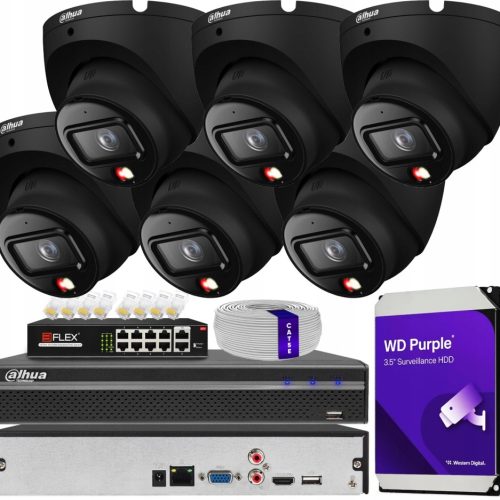 Zestaw monitoringu dom kamera IP 6x IPC-HDW1639T-A...