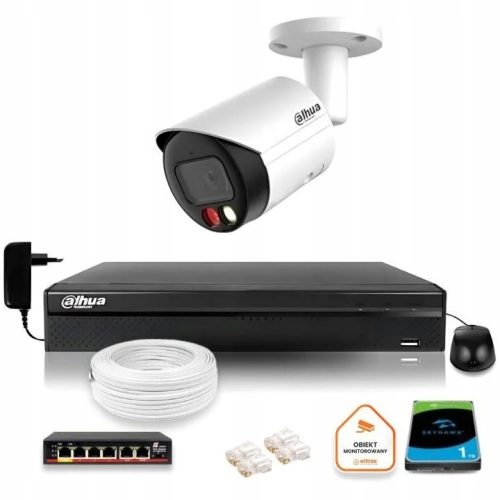 Zestaw do monitoringu IP 1x IPC-HFW2649S-S-IL-0280...