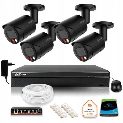 Zestaw do monitoringu kamera IP 4x IPC-HFW2449S-S-...
