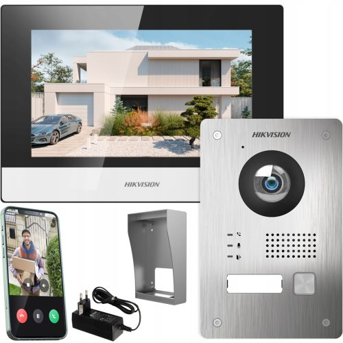 WIDEODOMOFON WiFi HIKVISION 2-żyły Furtka Brama