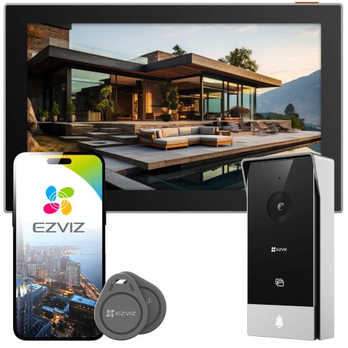 Wideodomofon EZVIZ HP5, sterowanie przez Wi-Fi (An...