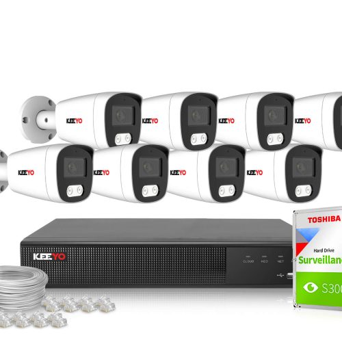 Zestaw do monitoringu IP KEEYO 8x LV-V-IP5M25TF-B-...