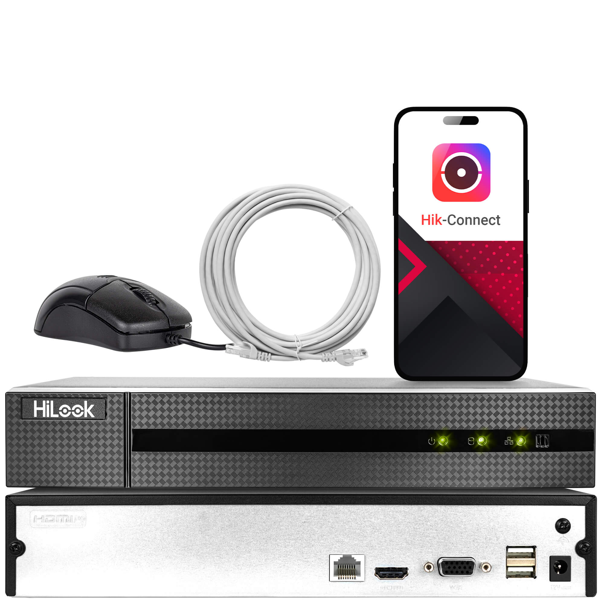 NVR-8CH-5MP Rejestrator IP 8 kanałowy sieciowy HiLook by Hikvision