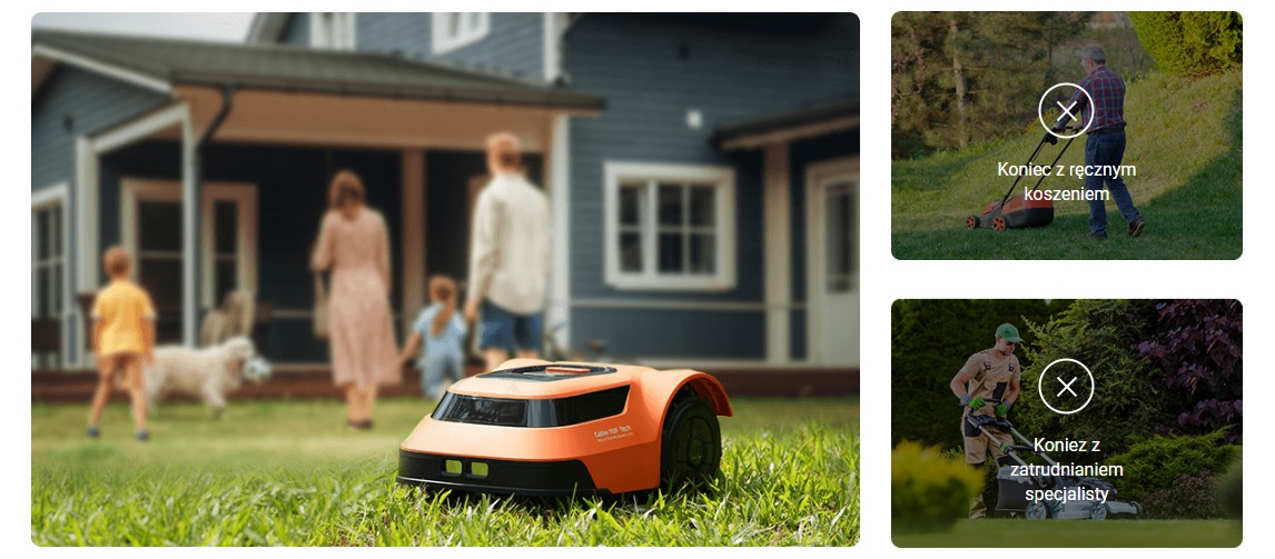 Robot koszący EZVIZ RM600 (CS-R64-A11) sterowanie Bluetooth/Wi-Fi - obrazek 6