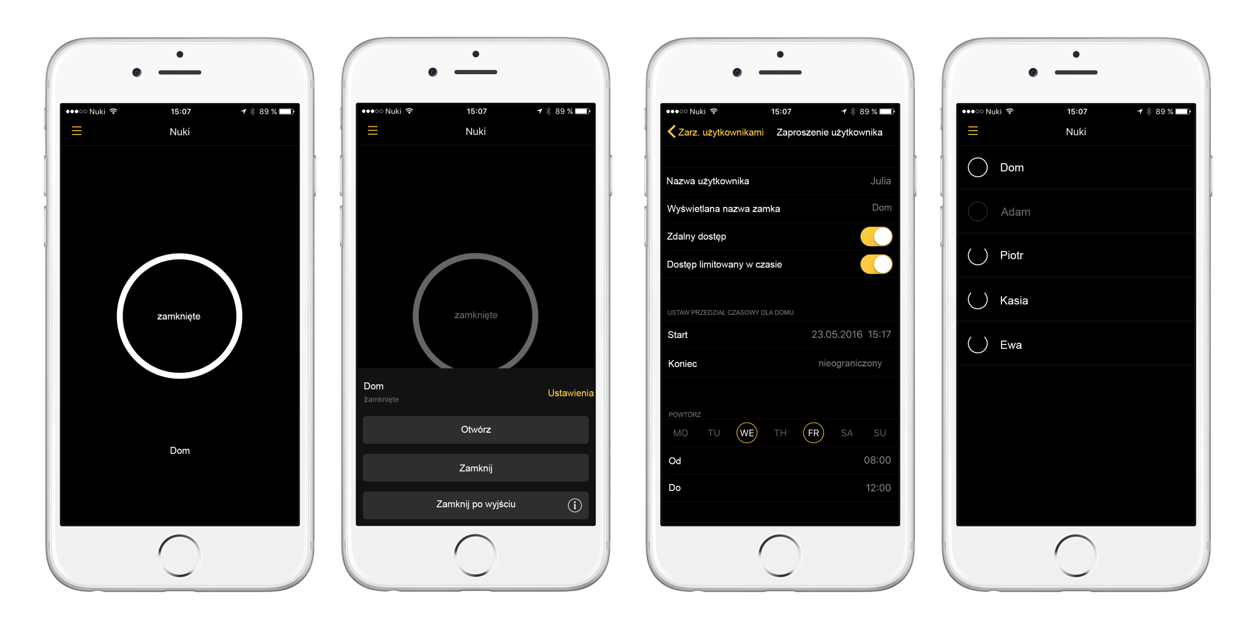 Zamek Elektroniczny | Inteligentny Zamek | Smart Lock | Nuki 4.0 pro biały - obrazek 7