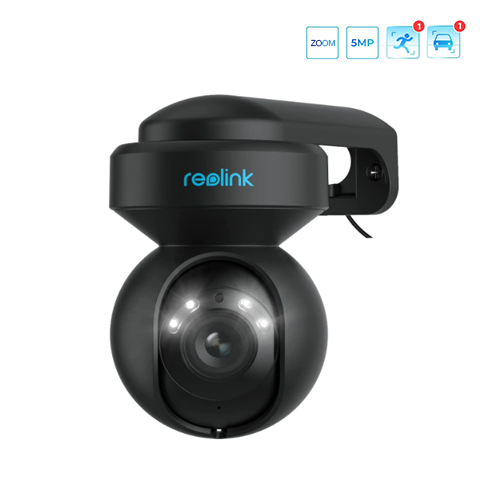 Kamera zewnętrzna Reolink  E1 Outdoor czarna | obrotowa | Wifi | Czujnik ruchu z wykrywaniem postaci i pojazdów