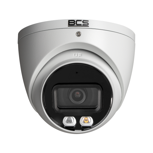 Kamera kopułowa IP 8Mpx BCS-L-EIP18FCR3L3-AI1, NightColor, WDR 120dB, IR 30m