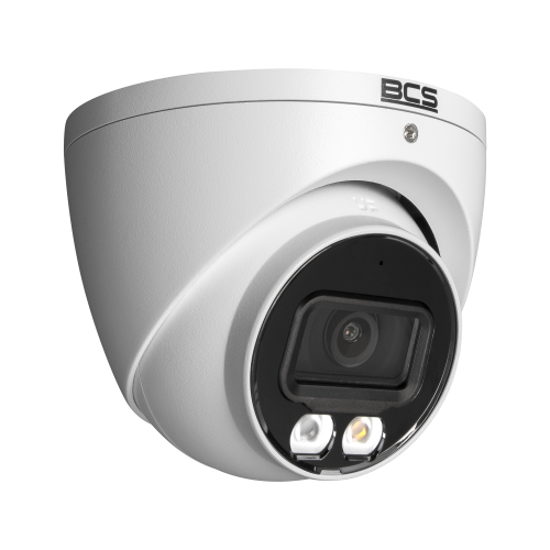Kamera kopułowa IP 8Mpx BCS-L-EIP18FCR3L3-AI1, NightColor, WDR 120dB, IR 30m