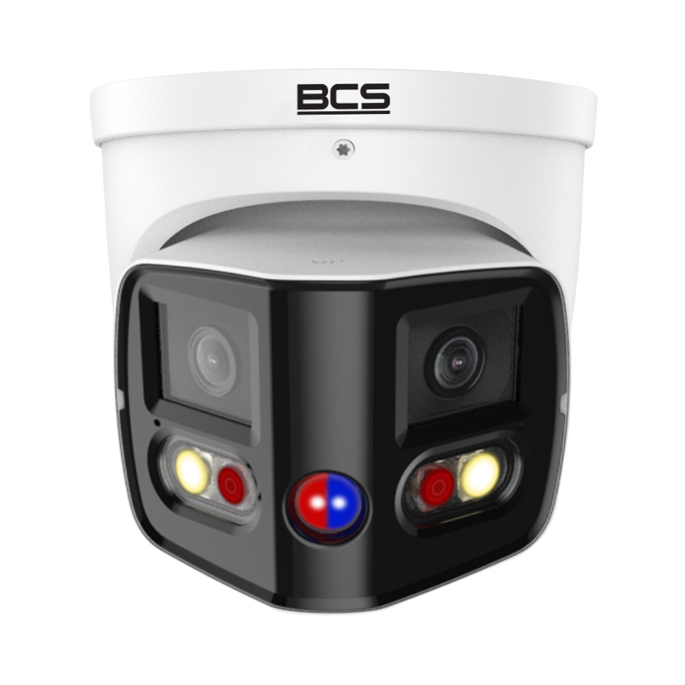 Kamera IP kopułowa 8Mpx BCS-L-PEIP2X4FCR2L2-Ai1, NightColor, ADC, IR 25m, funkcje inteligentne