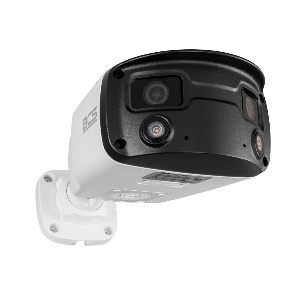 Kamera tubowa panoramiczna IP 4Mpx BCS-P-PIP2X4FCL3-Ai1, NightColor, WhiteLight, mikrofon, głośnik - obrazek 3
