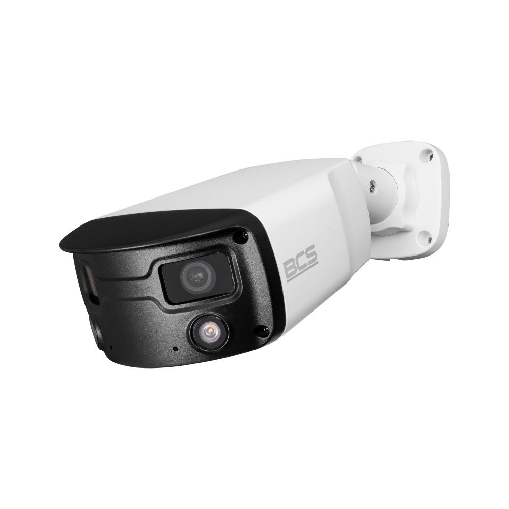 Kamera tubowa panoramiczna IP 4Mpx BCS-P-PIP2X4FCL3-Ai1, NightColor, WhiteLight, mikrofon, głośnik - obrazek 4