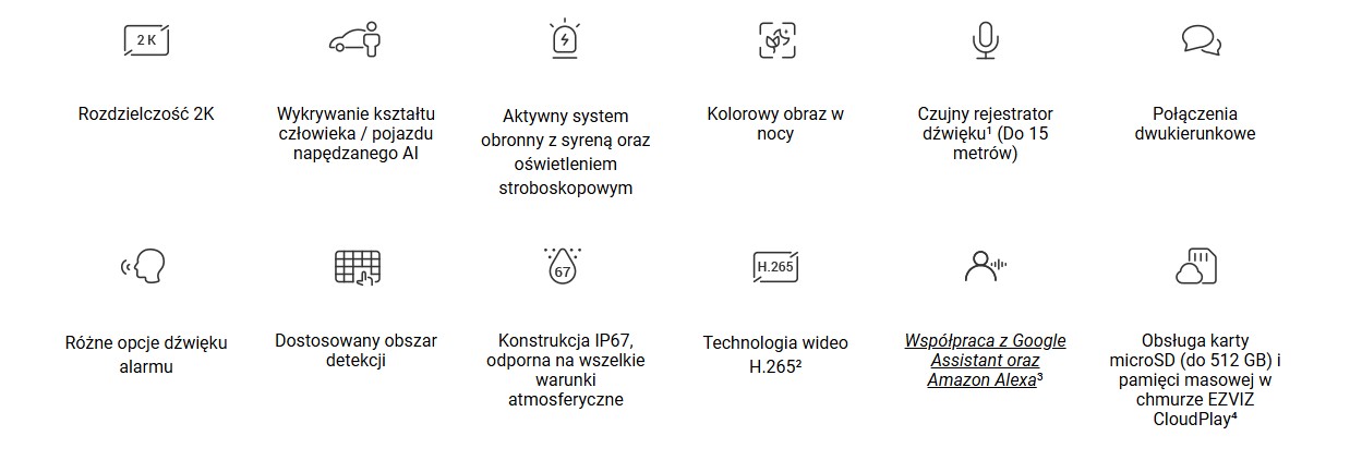 Kamera kopułkowa CS-H4 4Mpx, IR 30m EZVIZ - obrazek 10