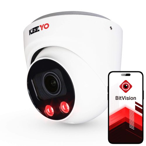 Kamera kopułowa IP KEEYO LV-V-IP8M35AF 8Mpx, motozoom