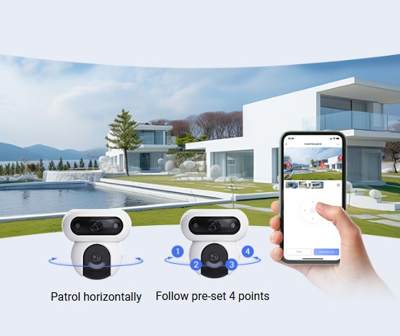 Kamera obrotowa IP Wi-Fi EZVIZ H90 Dual, AI, autotracking - obrazek 14