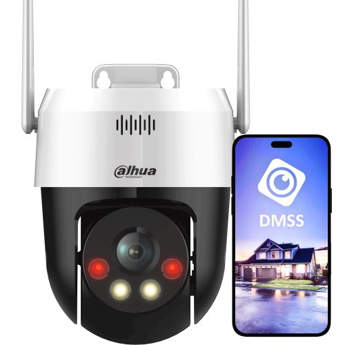Kamera obrotowa WiFi Dahua PICOO P5AE-PV 5Mpx Smart Dual Light, Aktywne odstraszanie