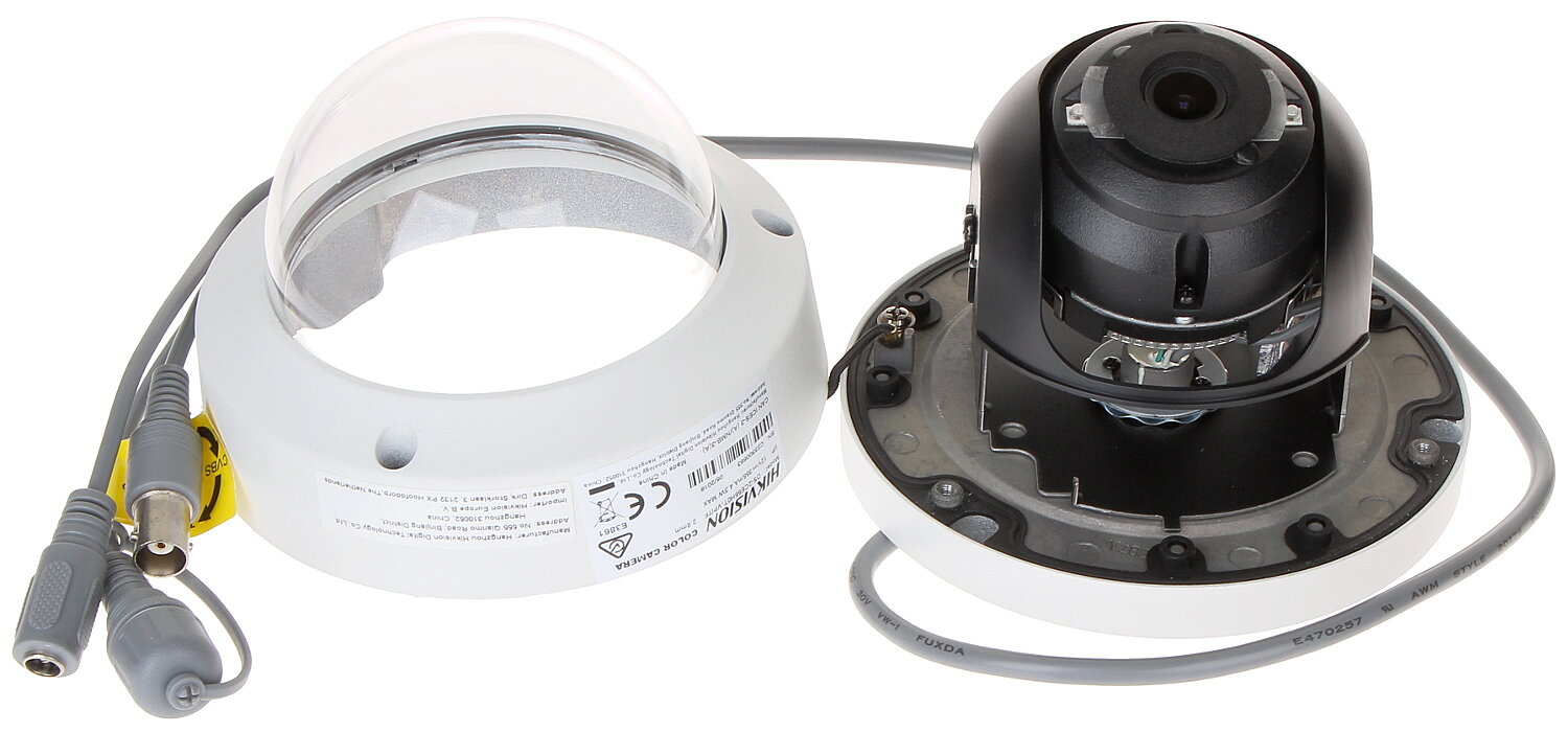 Kamera wandaloodporna AHD, HD-CVI, HD-TVI, CVBS DS-2CE56D8T-VPITF 2.8mm 1080p Hikvision - obrazek 2