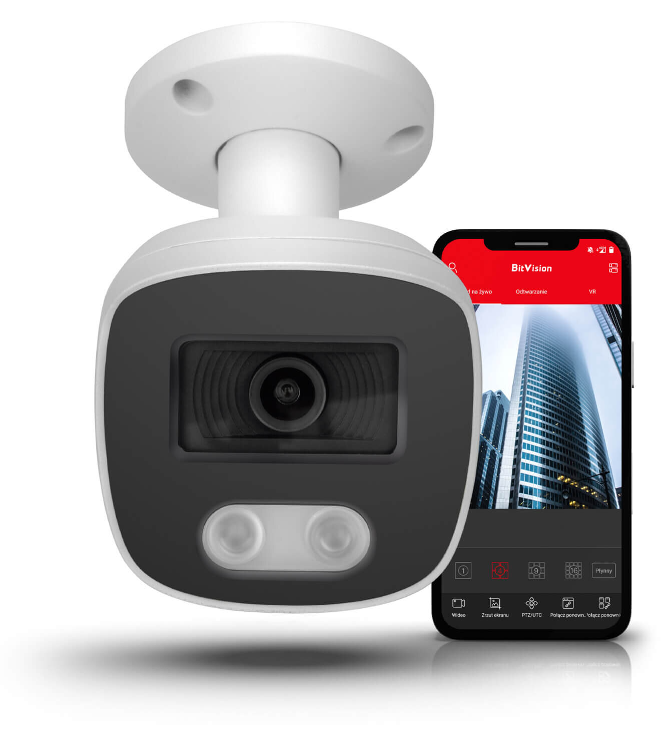 Zestaw do monitoringu IP KEEYO 12x LV-V-IP5M25TF-B-II 5Mpx, IR 25m, Audio, AI, Sony Starvis - obrazek 2